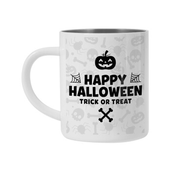 Happy Halloween pumpkin, Mug Stainless steel double wall 300ml