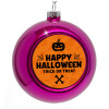 Purple Christmas tree ornament bauble 8cm