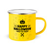 Yellow Enamel Metallic Cup 360ml