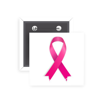  Παγκόσμια Ημέρα κατά του Καρκίνου, Κονκάρδα παραμάνα τετράγωνη 5x5cm