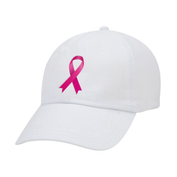  Παγκόσμια Ημέρα κατά του Καρκίνου, Καπέλο Ενηλίκων Baseball Λευκό 5-φύλλο (POLYESTER, ΕΝΗΛΙΚΩΝ, UNISEX, ONE SIZE)