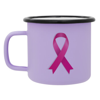  Παγκόσμια Ημέρα κατά του Καρκίνου, Κούπα Μεταλλική εμαγιέ ΜΑΤ Light Pastel Purple 360ml