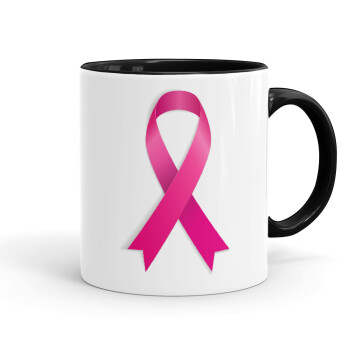 World cancer day, Mug colored black, ceramic, 330ml