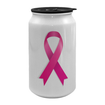 World cancer day, Κούπα ταξιδιού μεταλλική με καπάκι (tin-can) 500ml