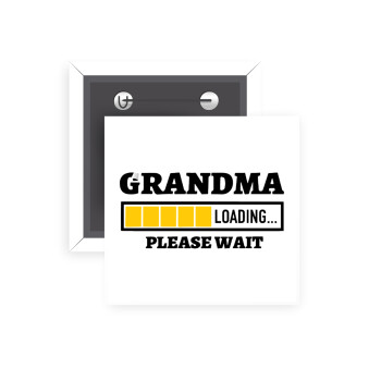 Grandma Loading, Κονκάρδα παραμάνα τετράγωνη 5x5cm