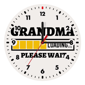 Grandma Loading, Ρολόι τοίχου ξύλινο (20cm)