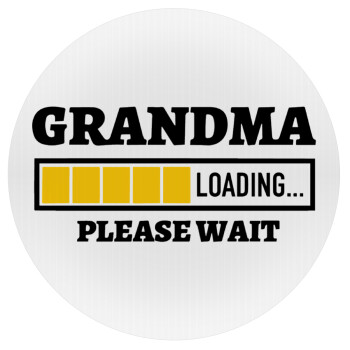 Grandma Loading, Mousepad Round 20cm