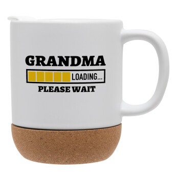 Grandma Loading, Ceramic coffee mug Cork (MAT), 330ml (1pcs)