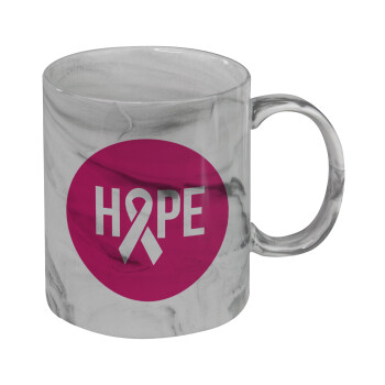 HOPE, Mug ceramic marble style, 330ml