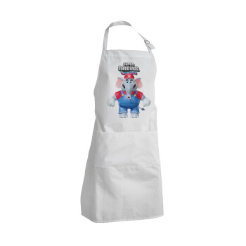 Super mario and Friends, Adult Chef Apron (with sliders and 2 pockets)