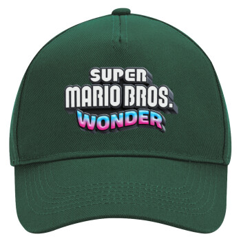 Super mario and Friends, Adult Ultimate Hat GREEN, (100% COTTON DRILL, ADULT, UNISEX, ONE SIZE)