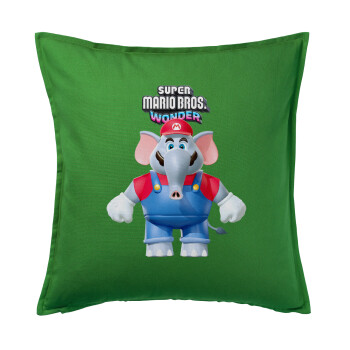 Super mario wonder, Sofa cushion Green 50x50cm includes filling