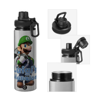 Luigi's Mansion, Metallic water bottle with safety cap, 850ml aluminum