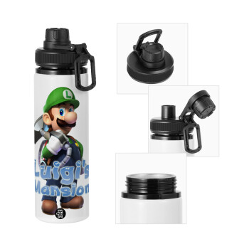 Luigi's Mansion, Metal water bottle with safety cap, aluminum 850ml