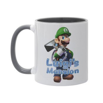 Luigi's Mansion, Mug colored grey, ceramic, 330ml