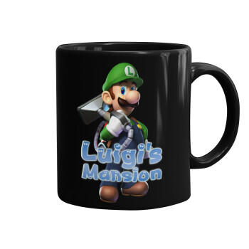 Luigi's Mansion, Mug black, ceramic, 330ml