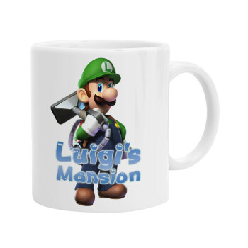 Luigi's Mansion, Ceramic coffee mug, 330ml (1pcs)