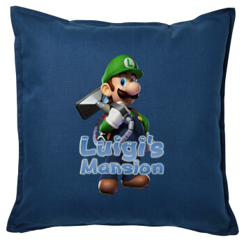 Luigi's Mansion, Sofa cushion Blue 50x50cm includes filling