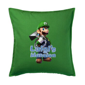 Luigi's Mansion, Sofa cushion Green 50x50cm includes filling