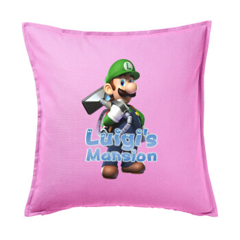 Luigi's Mansion, Sofa cushion Pink 50x50cm includes filling