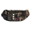 Unisex waist bag (banana) in Jungle camouflage color with 2 pockets