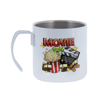 Movie night, Mug Stainless steel double wall 400ml