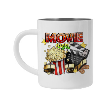 Movie night, Mug Stainless steel double wall 450ml