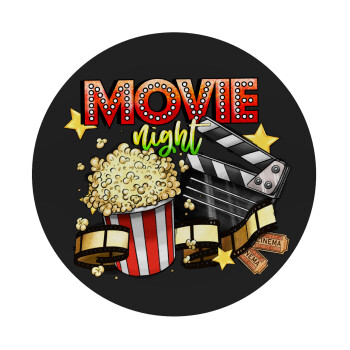 Movie night, Mousepad Round 20cm