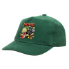 Children's Baseball Cap, 100% Cotton Drill, GREEN (COTTON, CHILDREN'S, ONE SIZE)