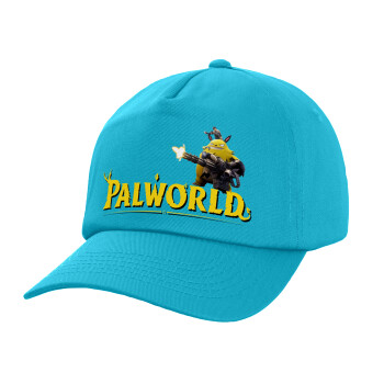 Palworld, Καπέλο Ενηλίκων Baseball, 100% Βαμβακερό,  Γαλάζιο (ΒΑΜΒΑΚΕΡΟ, ΕΝΗΛΙΚΩΝ, UNISEX, ONE SIZE)