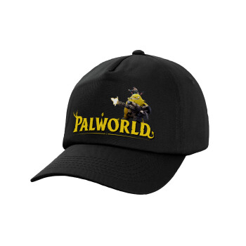 Palworld, Καπέλο παιδικό Baseball, 100% Βαμβακερό,  Μαύρο