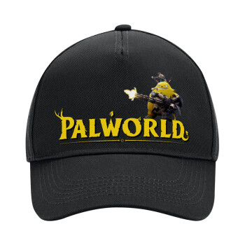 Palworld, Καπέλο Ενηλίκων Ultimate ΜΑΥΡΟ, (100% ΒΑΜΒΑΚΕΡΟ DRILL, ΕΝΗΛΙΚΩΝ, UNISEX, ONE SIZE)
