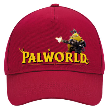 Palworld, Adult Ultimate Hat RED, (100% COTTON DRILL, ADULT, UNISEX, ONE SIZE)