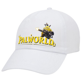 Palworld, Καπέλο Ενηλίκων Baseball Λευκό 5-φύλλο (POLYESTER, ΕΝΗΛΙΚΩΝ, UNISEX, ONE SIZE)