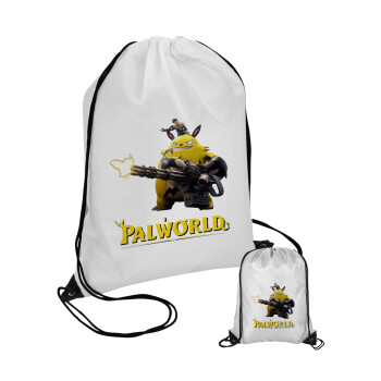 Palworld, Τσάντα πουγκί με μαύρα κορδόνια (1 τεμάχιο)
