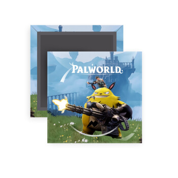 Palworld, Μαγνητάκι ψυγείου τετράγωνο διάστασης 5x5cm