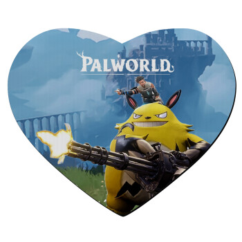 Palworld, Mousepad καρδιά 23x20cm