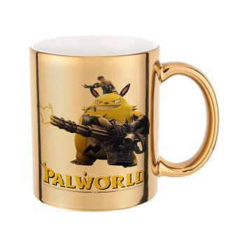 Palworld, Mug ceramic, gold mirror, 330ml