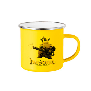Palworld, Κούπα Μεταλλική εμαγιέ Κίτρινη 360ml