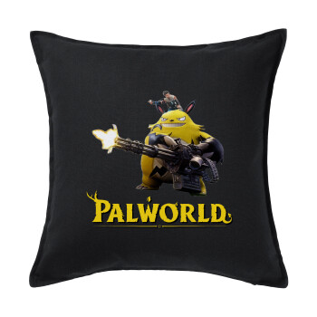 Palworld, Sofa cushion black 50x50cm includes filling
