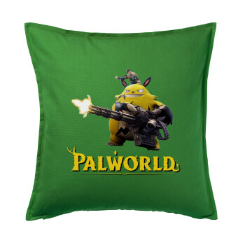 Palworld, Sofa cushion Green 50x50cm includes filling