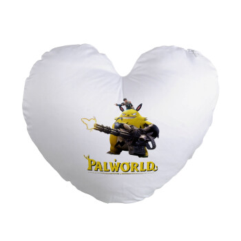 Palworld, Μαξιλάρι καναπέ καρδιά 40x40cm περιέχεται το  γέμισμα