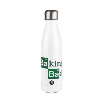 Baking Bad, Metal mug thermos White (Stainless steel), double wall, 500ml