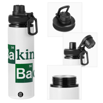 Baking Bad, Metal water bottle with safety cap, aluminum 850ml