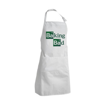 Baking Bad, Adult Chef Apron (with sliders and 2 pockets)