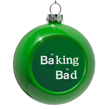 Baking Bad, Green Christmas tree ornament bauble 8cm