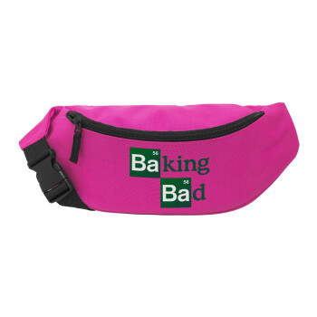 Baking Bad, Unisex waist bag (banana) in PINK color with 2 pockets