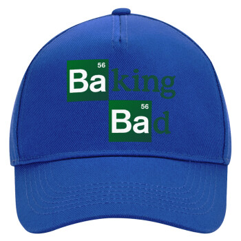 Baking Bad, Ultimate Adult Hat BLUE, (100% COTTON DRILL, ADULT, UNISEX, ONE SIZE)