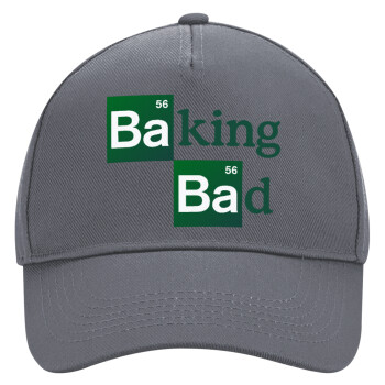 Baking Bad, Ultimate Adult Hat Grey, (100% COTTON DRILL, ADULT, UNISEX, ONE SIZE)