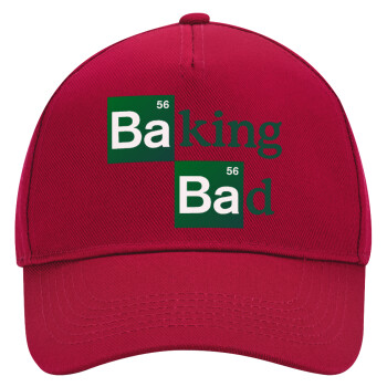 Baking Bad, Adult Ultimate Hat RED, (100% COTTON DRILL, ADULT, UNISEX, ONE SIZE)